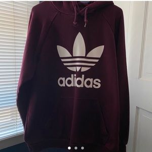 Adidas Maroon Hoodie